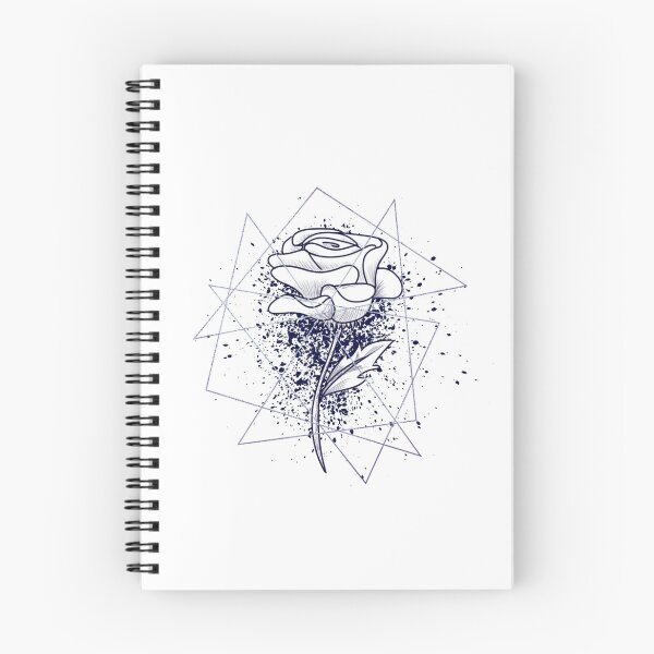 Item preview, White rose color grid (blue) designed and sold by MarvelousPSart.