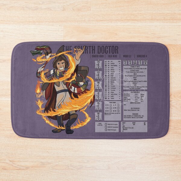 Item preview, The Fourth Doctor - Sorcerer 4 (Stats) designed and sold by WoodyFranklyn.