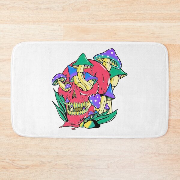 Item preview, Mushroom Hue Skull Illustration designed and sold by BonBoMochiBall.