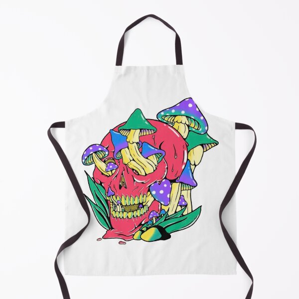 Item preview, Mushroom Hue Skull Illustration designed and sold by BonBoMochiBall.