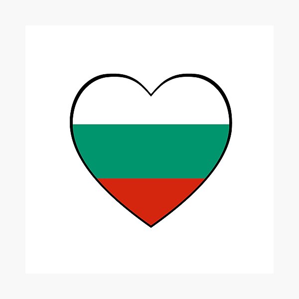 Item preview, Bulgaria Heart designed and sold by rogue-design.