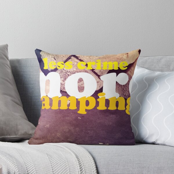 Item preview, Less Crime, More Camping designed and sold by moloko82.