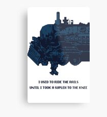 Final Fantasy VI Sabin Metal Print