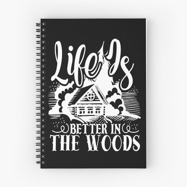 Item preview, cool saying nature - life is better in the woods designed and sold by Raeolus.