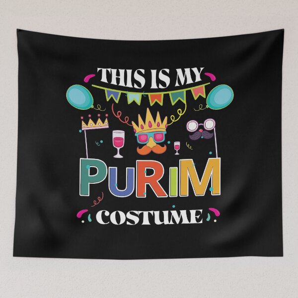 Item preview, This Is My Purim Costume Jewish Happy Purim Holiday Hamantash Party Mishloach Manot Gift T-shirt designed and sold by Beinfashion.