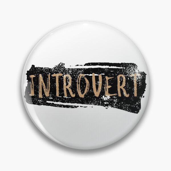 Item preview, Introvert Vintage Brush Splatter Art designed and sold by Creatively Torn.