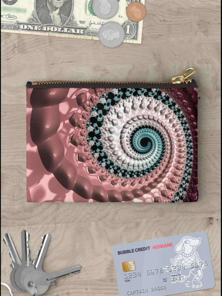 Thumbnail 3 of 4, Zipper Pouch, Lumpy Snail designed and sold by Colleen Farrell.