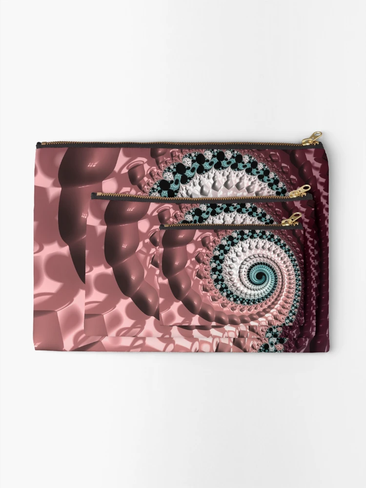 Thumbnail 2 of 4, Zipper Pouch, Lumpy Snail designed and sold by Colleen Farrell.