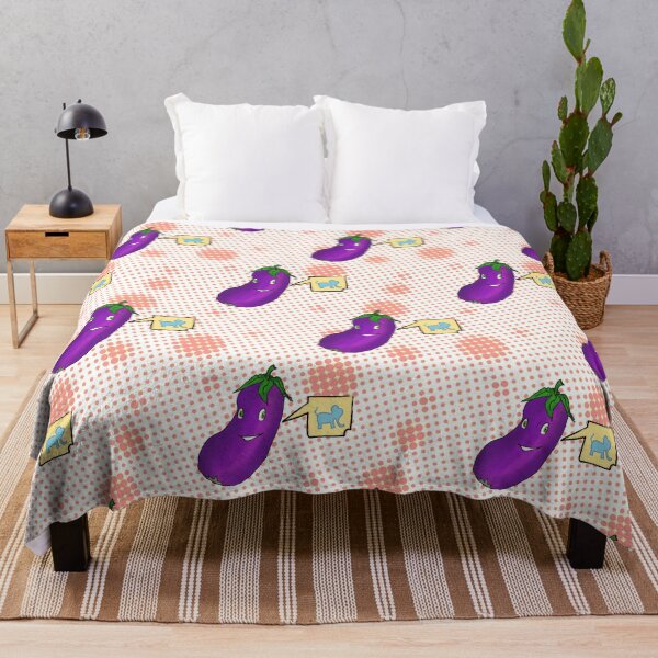 Item preview, Cute Kawaii Food Eggplant and Elephant designed and sold by KristopherBel.