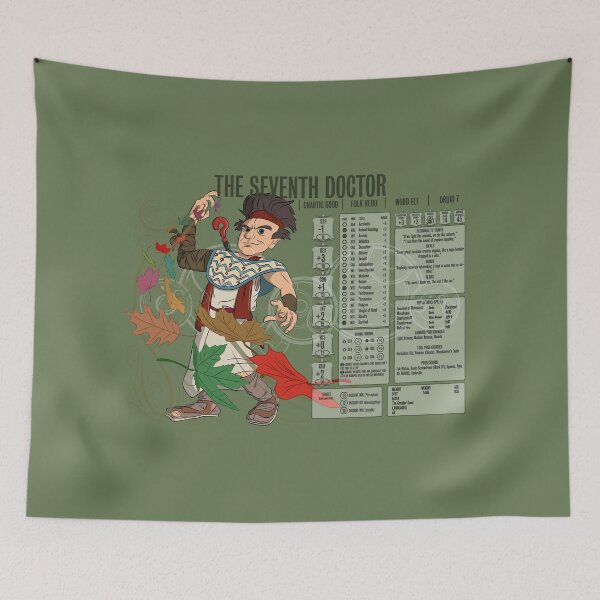 Item preview, The Seventh Doctor - Druid 7 (Stats) designed and sold by WoodyFranklyn.