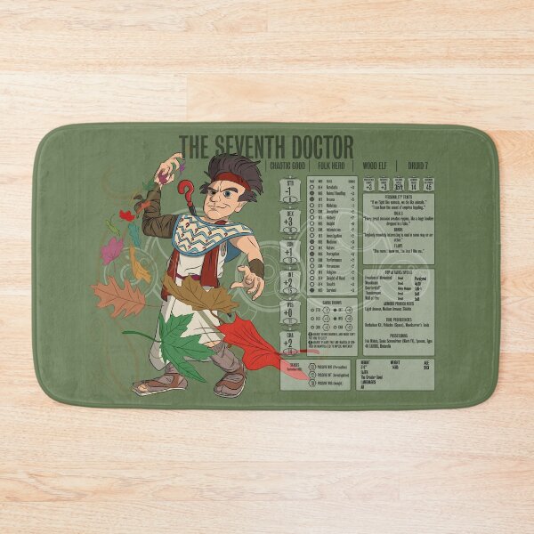Item preview, The Seventh Doctor - Druid 7 (Stats) designed and sold by WoodyFranklyn.