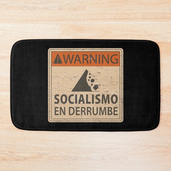 Item preview, Socialism Falling Apart Warning Sign - Spanish Variant designed and sold by JuventudRevende.