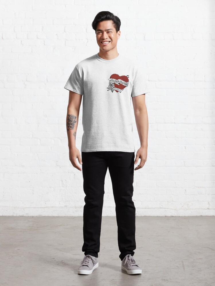 Alternate view of Babyshambles, Pete Doherty, heart tattoo design Classic T-Shirt