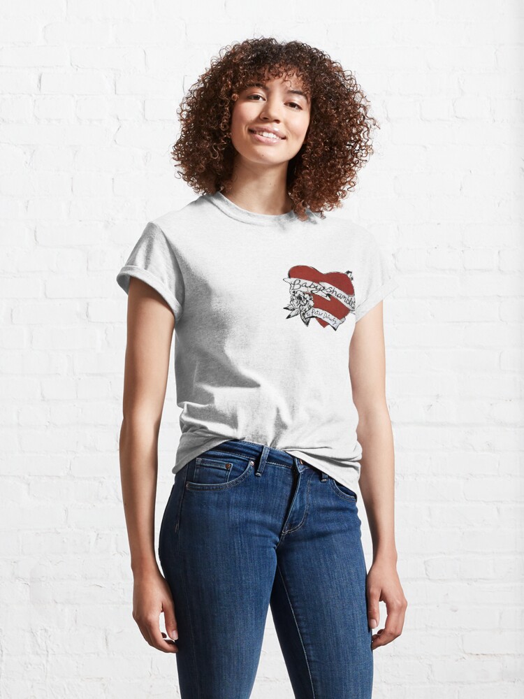 Alternate view of Babyshambles, Pete Doherty, heart tattoo design Classic T-Shirt