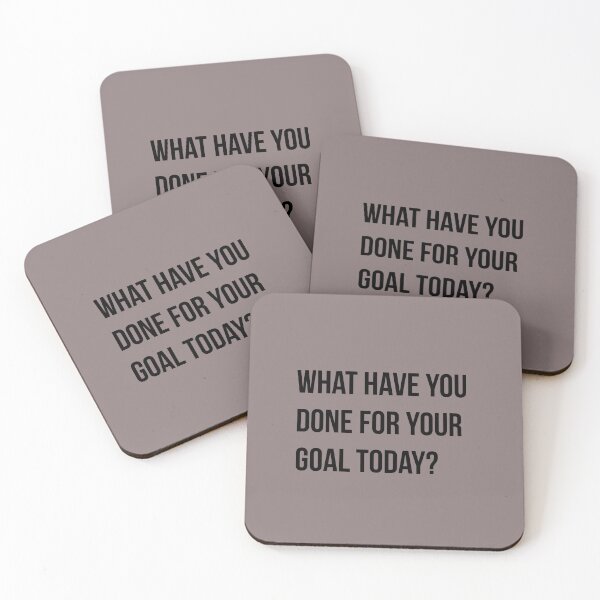 Item preview, What have you done for your goal today?, Office quote poster, workplace wall decor, motivational quote, gift for coworker, designed and sold by BilgePaksoylu.