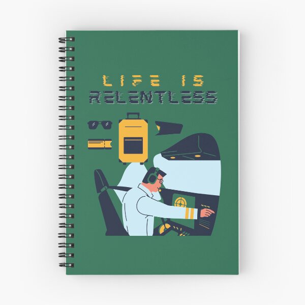 Item preview,  life is relentless | Pilot designed and sold by aeroaware.