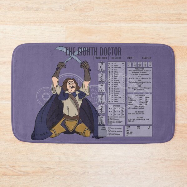 Item preview, The Eighth Doctor - Ranger 8 (Stats) designed and sold by WoodyFranklyn.