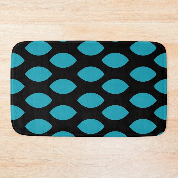 Item preview, Turquoise background with black art deco pattern designed and sold by Brontorino.