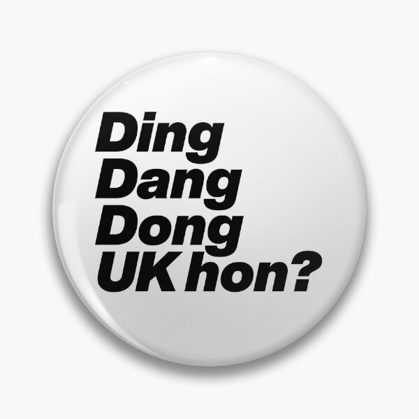 Item preview, Ding Dang Dong UK hon - Rupauls Drag Race UK Season 2 - Black Text Graphic designed and sold by TypeHaus™.