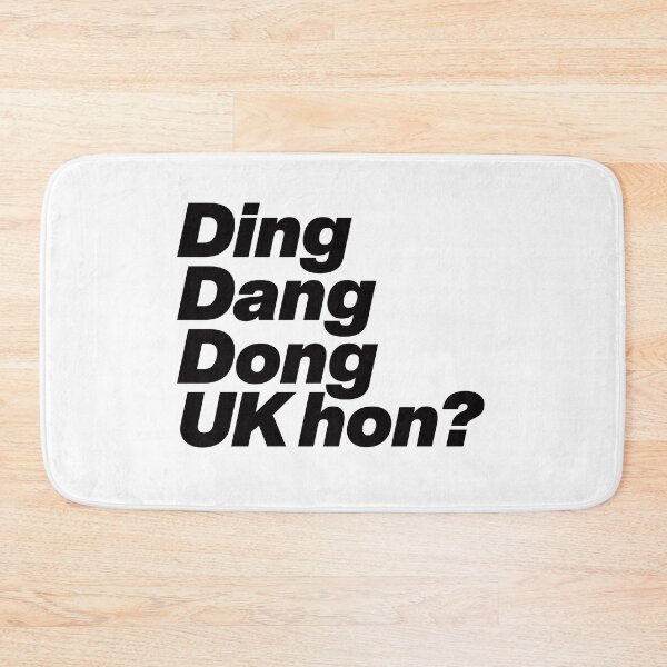 Item preview, Ding Dang Dong UK hon - Rupauls Drag Race UK Season 2 - Black Text Graphic designed and sold by TypeHaus™.