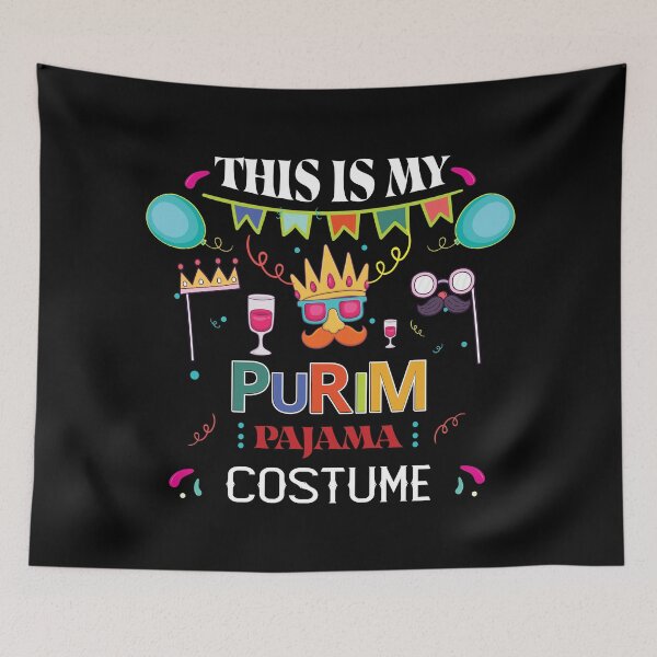 Item preview, This Is My Purim Costume Jewish Happy Purim Holiday Hamantash Party Mishloach Manot Gift T-shirt designed and sold by Beinfashion.