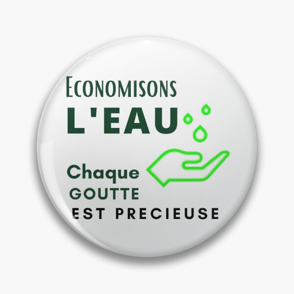 Item preview,  Let's save water, every drop is precious designed and sold by mgconseils.
