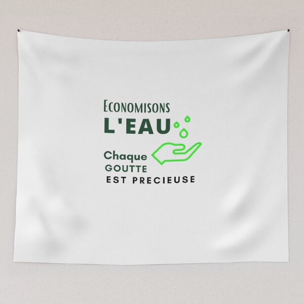Item preview,  Let's save water, every drop is precious designed and sold by mgconseils.