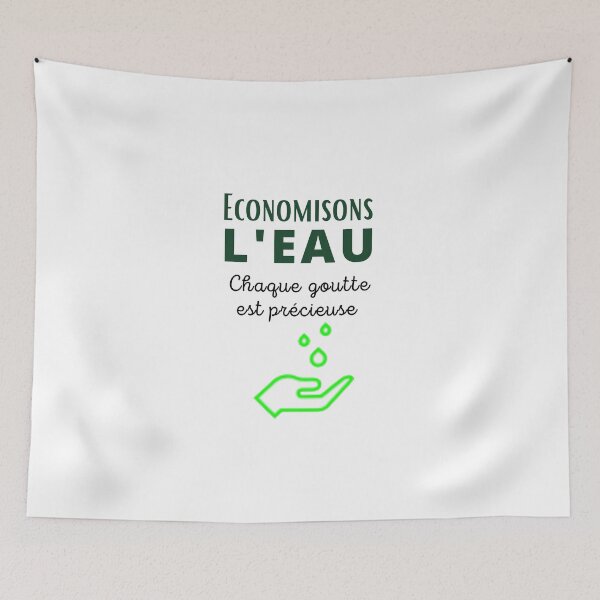 Item preview, Let's save water, every drop is precious designed and sold by mgconseils.