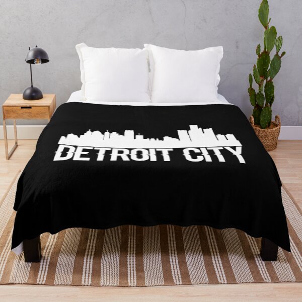 Artikelvorschau, Detroit City Wolkenkratzer Skylines Vintage Sunset Retro Silhouette entworfen und verkauft von Mikes22Store.