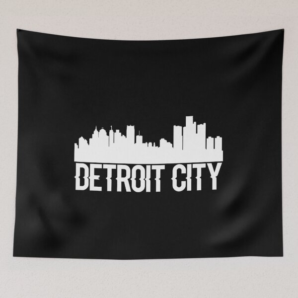 Item preview, Detroit City Skyscraper Skylines Vintage Sunset Retro Silhouette designed and sold by Mikes22Store.