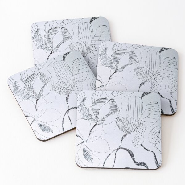 Item preview, Black and White Floral designed and sold by Meghana Gauthier.