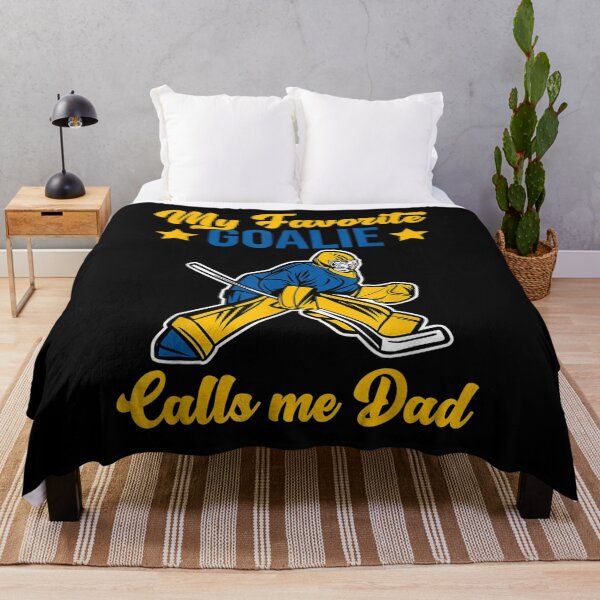 Item preview, My Favorite Goalie Calls Me Dad Goal Skate Team Ice Hockey designed and sold by charissamo77.