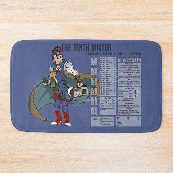 Item preview, The Tenth Doctor - Artificer 10 (Stats) designed and sold by WoodyFranklyn.
