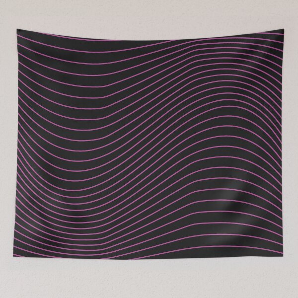 Item preview, pink wavy lines  designed and sold by venus-ian.