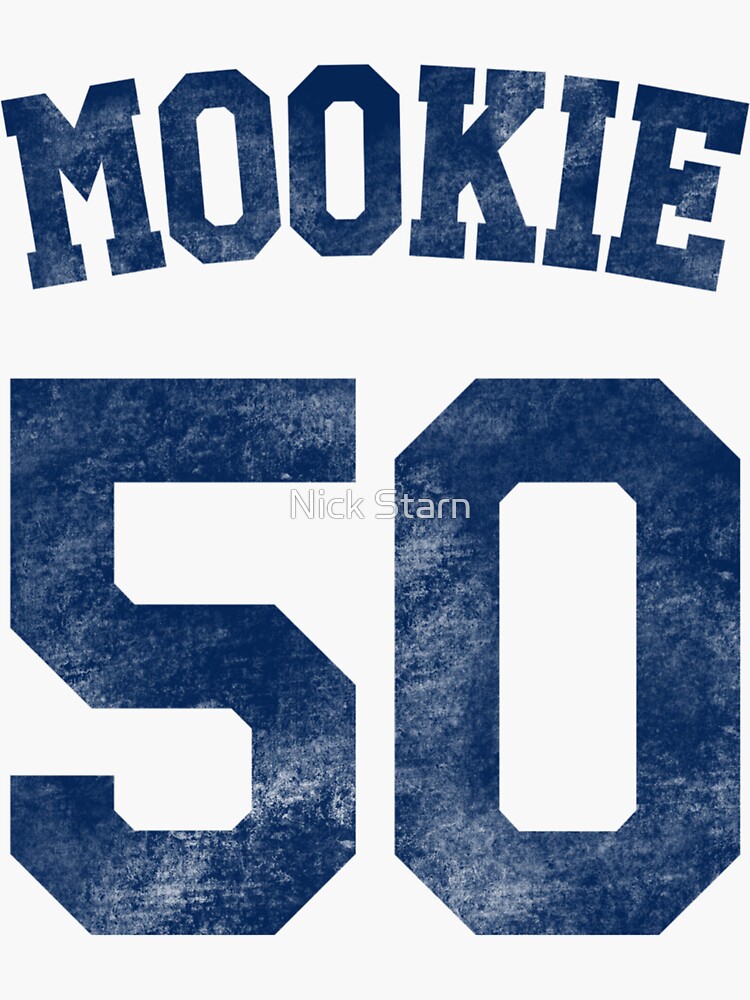 Mookie Betts 50 Los Angeles Baseball Jersey - Mookie Betts - Sticker