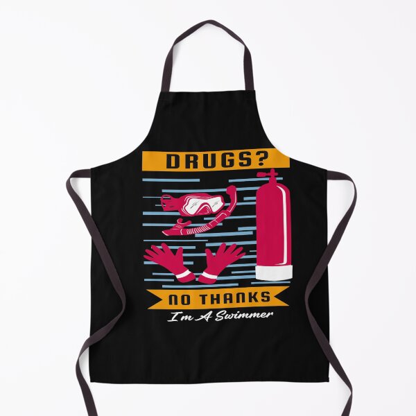 Item preview, Funny Swimmer Quote :Drugs? No thanks ,I am A Swimmer designed and sold by remonss.