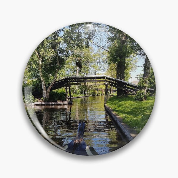 Item preview, Boating in the canals of Giethoorn | The Netherlands designed and sold by felinefeelings.