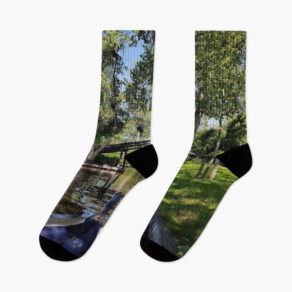 Item preview, Boating in the canals of Giethoorn | The Netherlands designed and sold by felinefeelings.