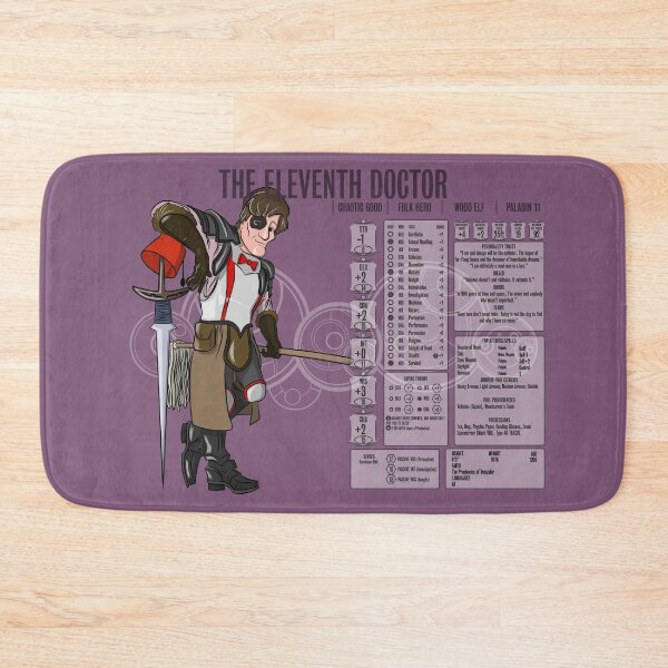 Item preview, The Eleventh Doctor - Paladin 11 (Stats) designed and sold by WoodyFranklyn.