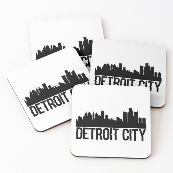 Artikelvorschau, Detroit City Wolkenkratzer Skylines Vintage Sunset Retro Silhouette entworfen und verkauft von Mikes22Store.