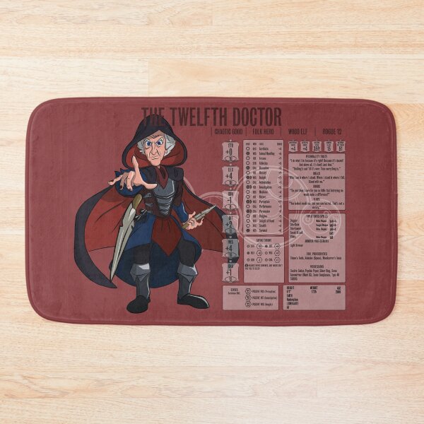 Item preview, The Twelfth Doctor - Rogue 12 (Stats) designed and sold by WoodyFranklyn.
