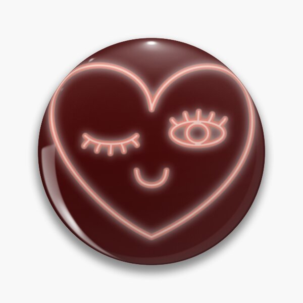 Item preview, Coral pink neon heart designed and sold by DunyaK.