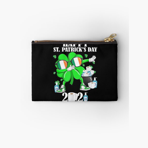 Item preview, St Patrick's Day Dabbing Shamrock In A Mask Boys Kids 2021  designed and sold by charissamo77.