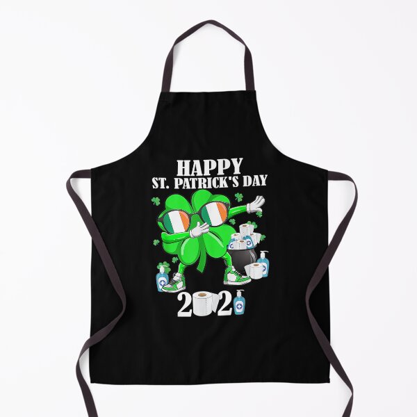 Item preview, St Patrick's Day Dabbing Shamrock In A Mask Boys Kids 2021 designed and sold by charissamo77.