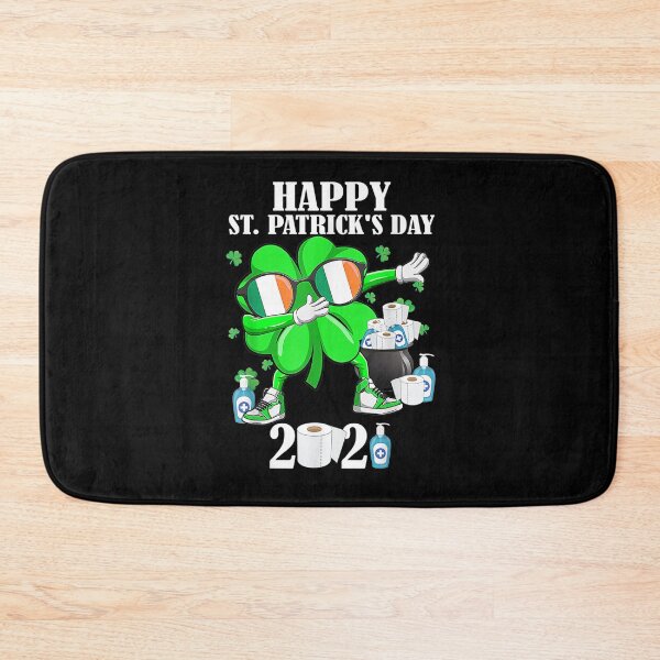 Item preview, St Patrick's Day Dabbing Shamrock In A Mask Boys Kids 2021  designed and sold by charissamo77.