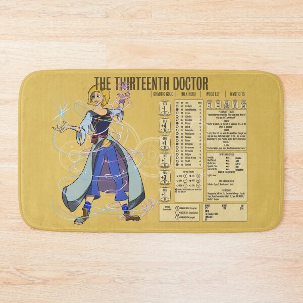 Item preview, The Thirteenth Doctor - Mystic 13 (Stats) designed and sold by WoodyFranklyn.