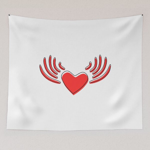 Item preview, Flying heart designed and sold by Vector Vibes.