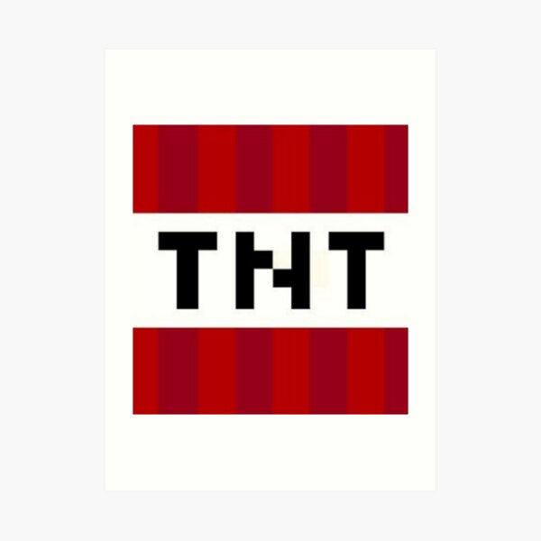 Tnt Minecraft Wall Art Redbubble | Free Download Nude Photo Gallery