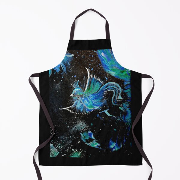 Item preview, Flying Phoenix Rising Coloured Ice Blue designed and sold by Pretty And Obscure.