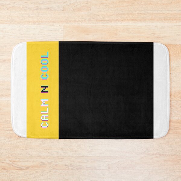Item preview, YELLOW AND BLACK STRIPED CALM N COOL designed and sold by CalmNCool.